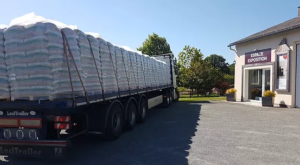 Camion de 24 PALETTES WOODSTOCK GRANULÉS DE BOIS – 1872 SACS DE 15 KG