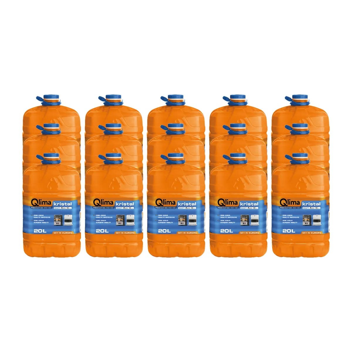 Pétrole liquide QLIMA Kristal 15x20l, 300 l