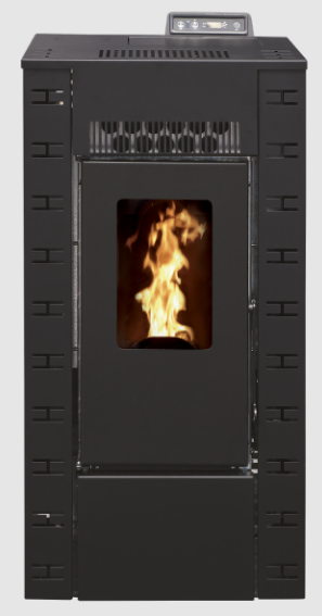 Poêle à Granulés Etanche EMAFLAM DALA 7,92 kw Noir avec wifi – Image 2