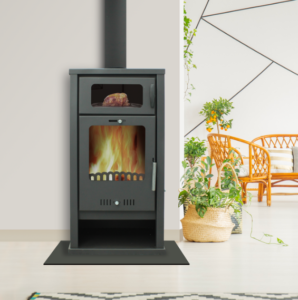 Poêle à bois avec four – BELLEZA Deluxe F Luxe – 7.5 kW