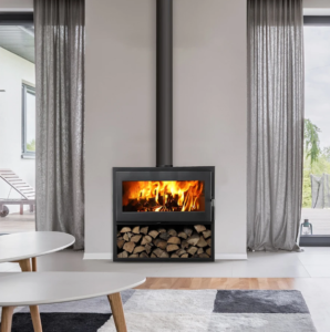 Poêle à bois étanche SUPRA Larry sur bûcher 8,5 kW