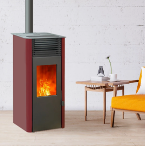 Poêle à granulés Etanche Connecté EMAFLAM REVA 9 kW